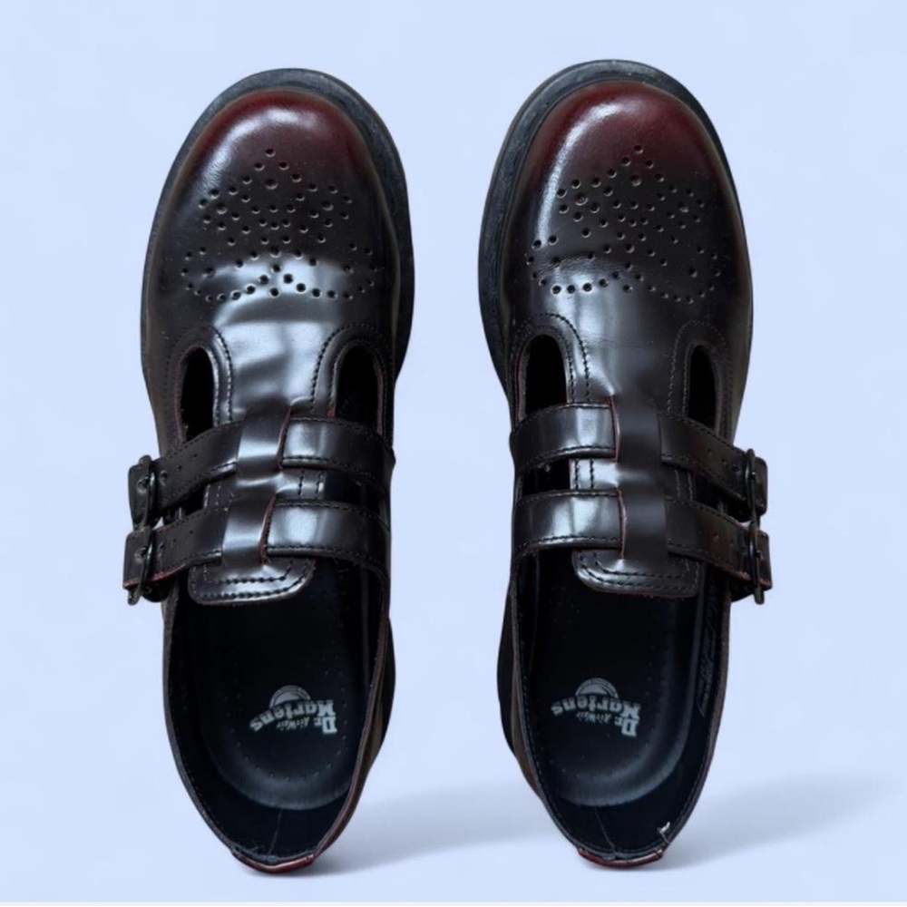 Dr. Martens 8065 Arcadia Rub Off Leather Mary Jane’s